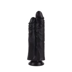 Dubbele Dildo Kiotos Cox - Zwart - 29 Cm