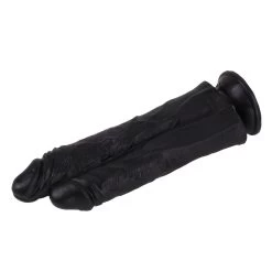 Dubbele Dildo Kiotos Cox - Zwart - 29 Cm -Kiotos dubbele dildo kiotos cox zwart zk