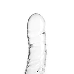 Glazen Dildo Clear Penis Round -Kiotos glazen dildo clear penis round top