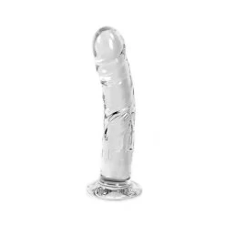 Glazen Dildo Clear Penis Round -Kiotos glazen dildo clear penis round zk