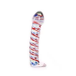 Glazen Dildo Color Swirl -Kiotos glazen dildo color swirl