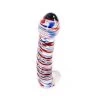 Glazen Dildo Color Swirl -Kiotos glazen dildo color swirl bk