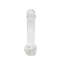 Glazen Dildo Smooth Penis - Transparant -Kiotos glazen dildo smooth penis transparant vk
