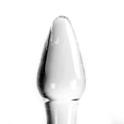 Glazen Dildo Transparant Butt Plug -Kiotos glazen dildo transparant butt plug bk