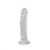 Glazen Dildo Transparant Penis Swirl -Kiotos glazen dildo transparant penis swirl