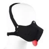Neoprene Puppy Dog Black Mond Masker -Kiotos neoprene puppy dog black mond masker