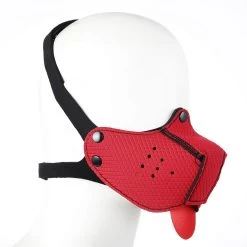 Neoprene Puppy Dog Rood Mond Masker