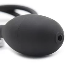 Opblaasbare Dildo Smooth - Zwart -Kiotos opblaasbare dildo smooth zwart bal