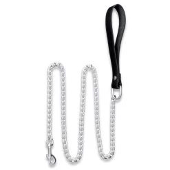 Ketting Riem Met Leren Handvat - Kiotos