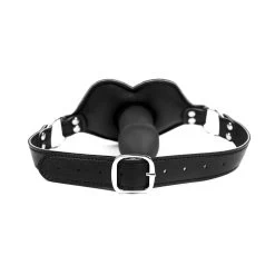 Penis Gag Big Lips Zwart -Kiotos penis gag big lips zwart riem