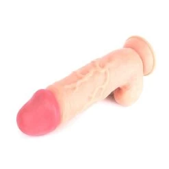 Realistische Dildo Cox 002 - Huidkleurig -Kiotos realistische dildo cox 002 huidkleurig liggend