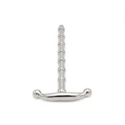 RVS Penis Plug Ribbed XL -Kiotos rvs penis plug ribbed xlboven