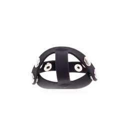 Siliconen Ball Splitter - Zwart -Kiotos siliconen ball splitter zwart los