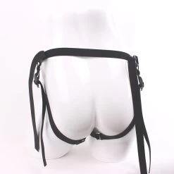 Siliconen Grote Strap-on Dildo Zwart -Kiotos siliconen grote strap on dildo zwart ak 1