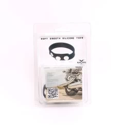 Zwarte Silicone C-ring Met Drukknoopjes -Kiotos zwarte silicone c ring met drukknoopjes ak